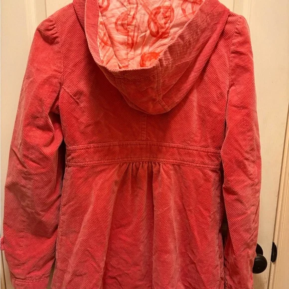 Idra Coral Corduroy Toggle Coat Size 4 – Faux Pockets - Picture 13 of 16